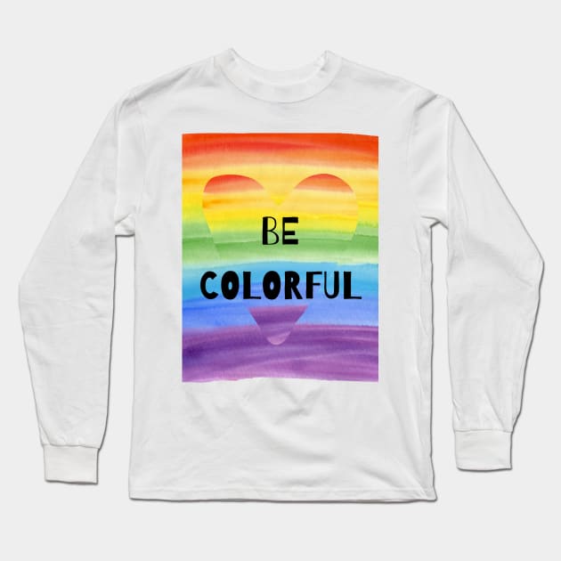 COLOURFUL Long Sleeve T-Shirt by zackmuse1